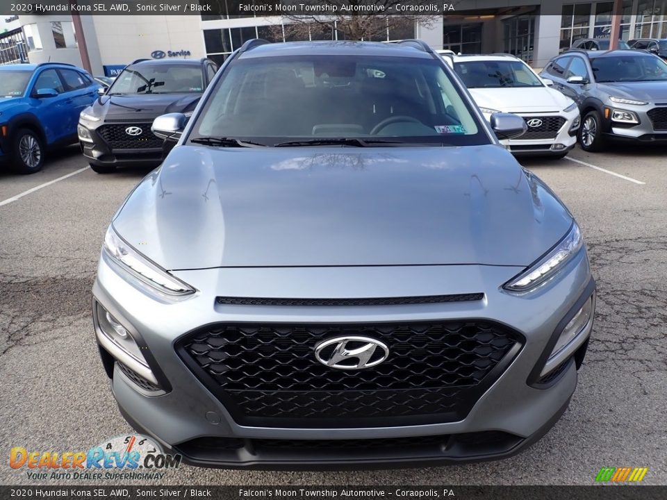 2020 Hyundai Kona SEL AWD Sonic Silver / Black Photo #4