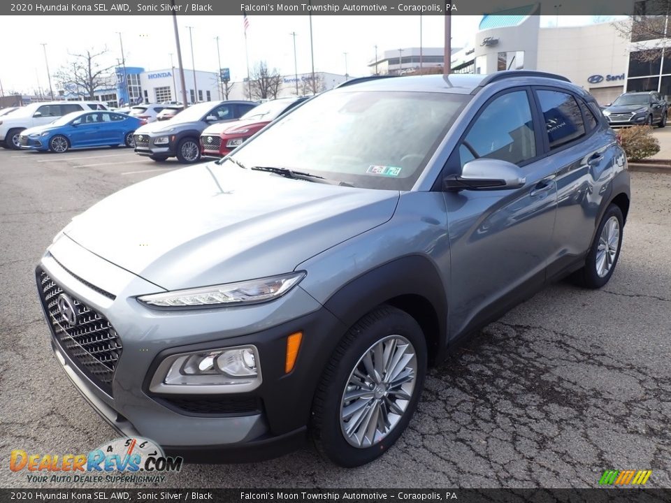2020 Hyundai Kona SEL AWD Sonic Silver / Black Photo #5