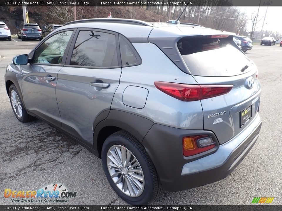 2020 Hyundai Kona SEL AWD Sonic Silver / Black Photo #6