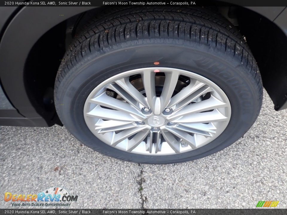 2020 Hyundai Kona SEL AWD Sonic Silver / Black Photo #7