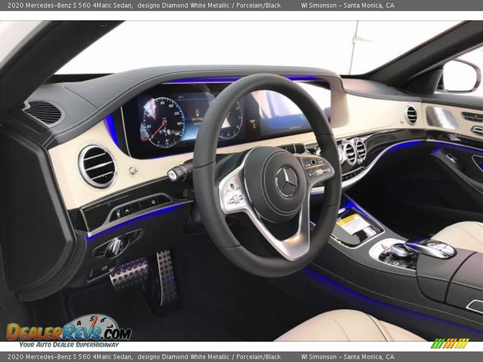 Dashboard of 2020 Mercedes-Benz S 560 4Matic Sedan Photo #4