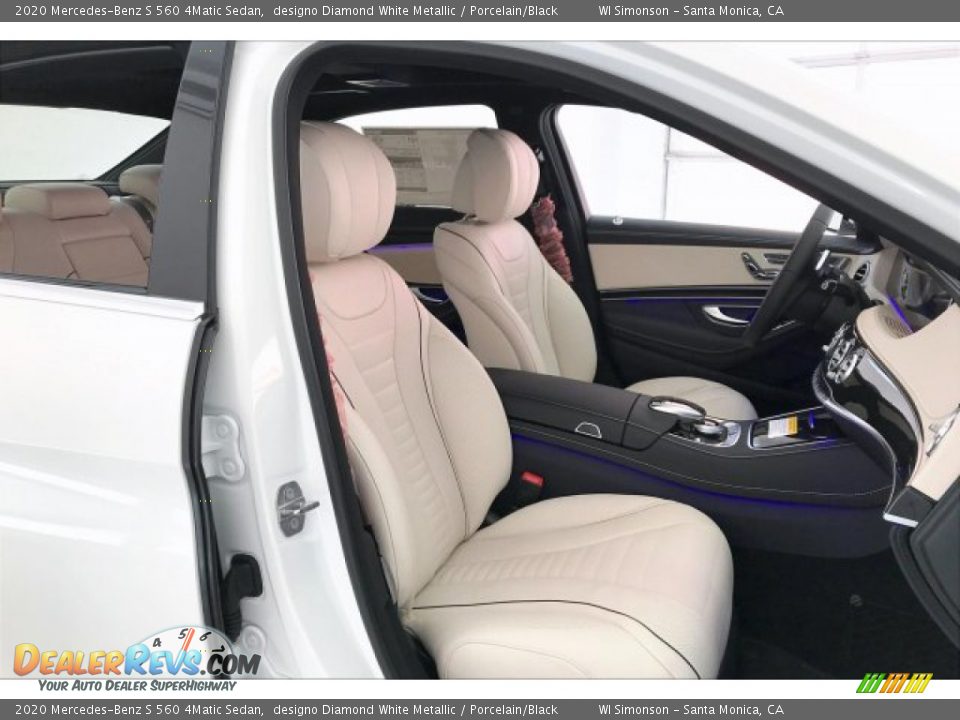 Front Seat of 2020 Mercedes-Benz S 560 4Matic Sedan Photo #5