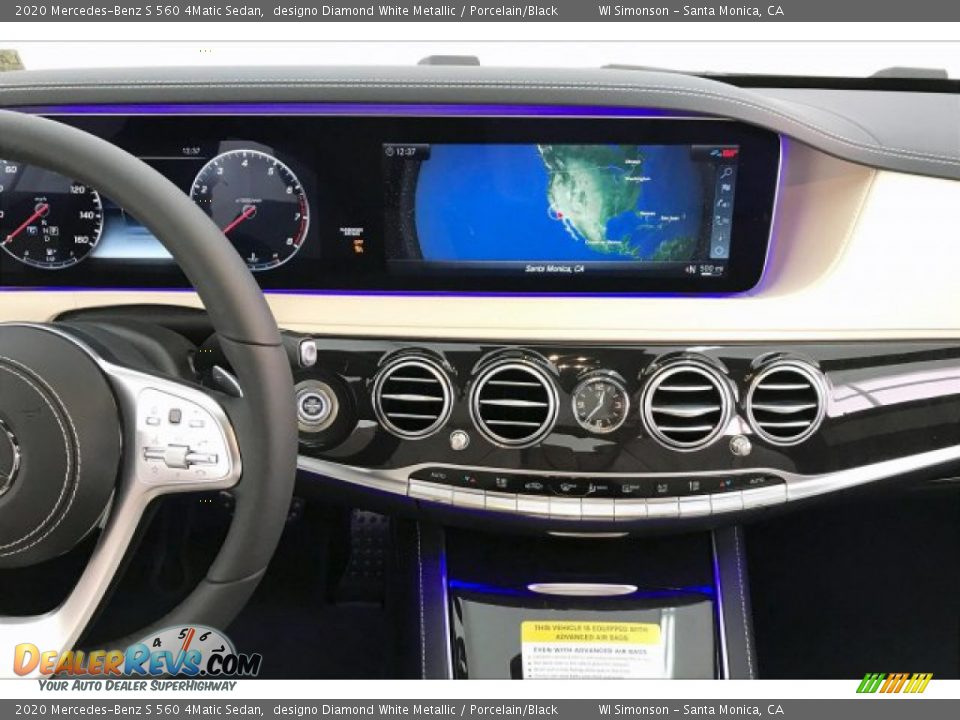 Controls of 2020 Mercedes-Benz S 560 4Matic Sedan Photo #6