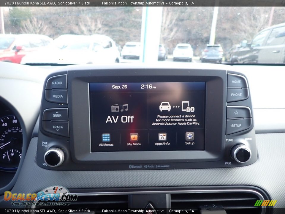 2020 Hyundai Kona SEL AWD Sonic Silver / Black Photo #13