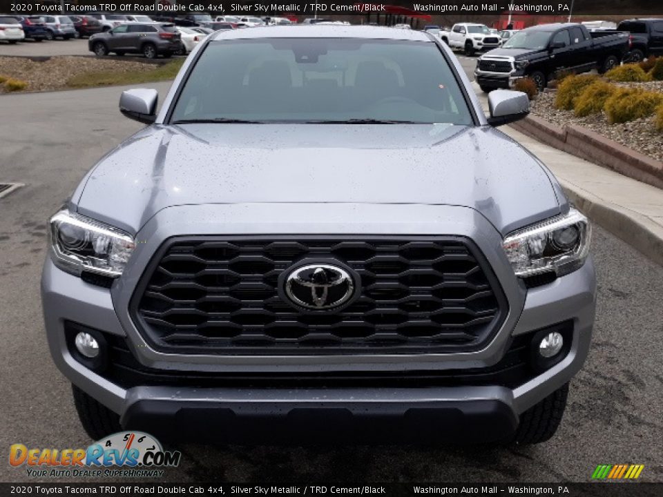 2020 Toyota Tacoma TRD Off Road Double Cab 4x4 Silver Sky Metallic / TRD Cement/Black Photo #23