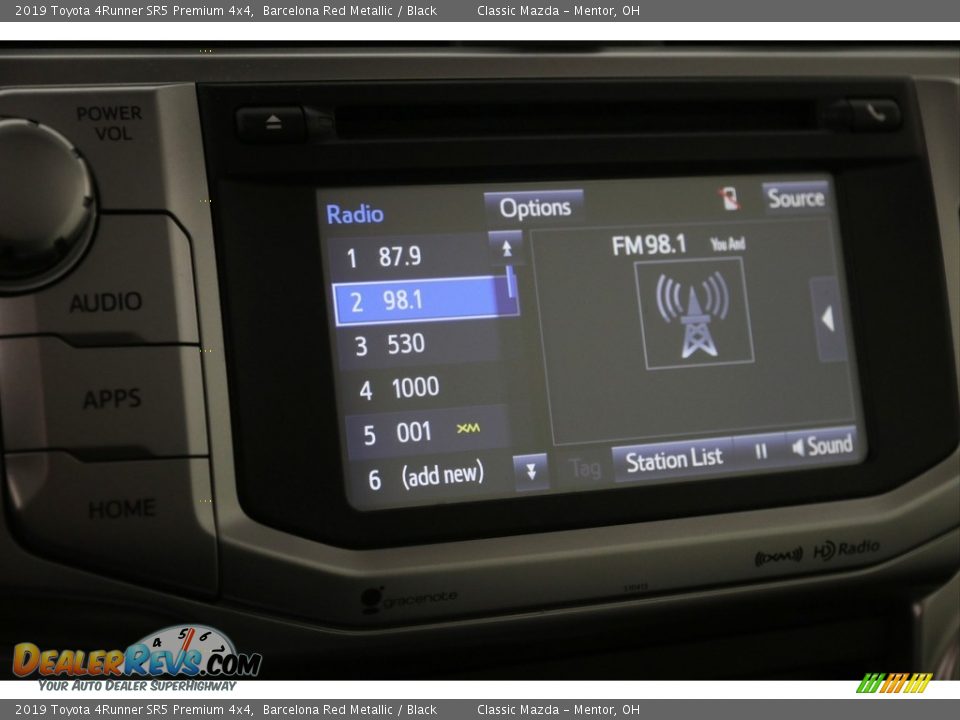 Audio System of 2019 Toyota 4Runner SR5 Premium 4x4 Photo #13