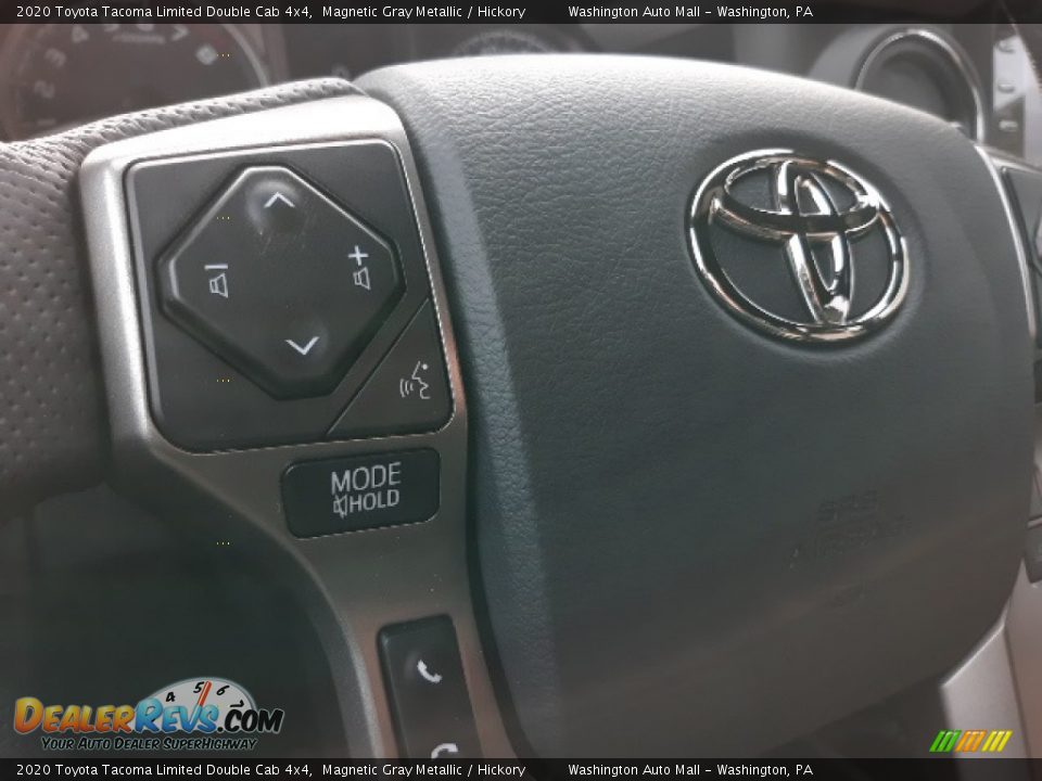 2020 Toyota Tacoma Limited Double Cab 4x4 Magnetic Gray Metallic / Hickory Photo #7