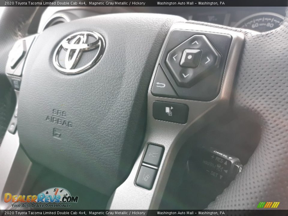 2020 Toyota Tacoma Limited Double Cab 4x4 Magnetic Gray Metallic / Hickory Photo #8