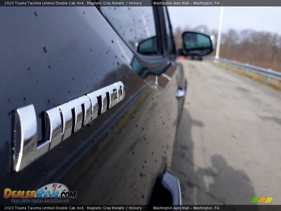 2020 Toyota Tacoma Limited Double Cab 4x4 Magnetic Gray Metallic / Hickory Photo #28