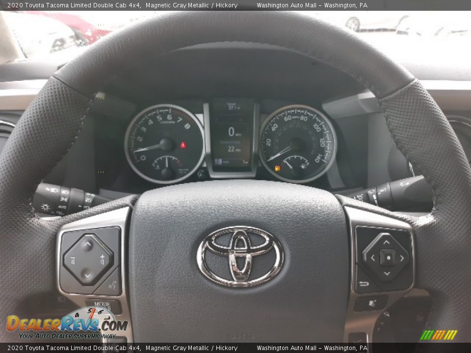 2020 Toyota Tacoma Limited Double Cab 4x4 Magnetic Gray Metallic / Hickory Photo #30