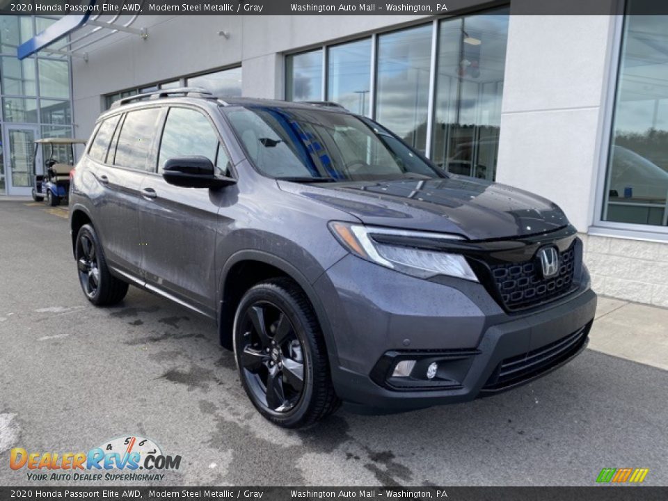 Front 3/4 View of 2020 Honda Passport Elite AWD Photo #2