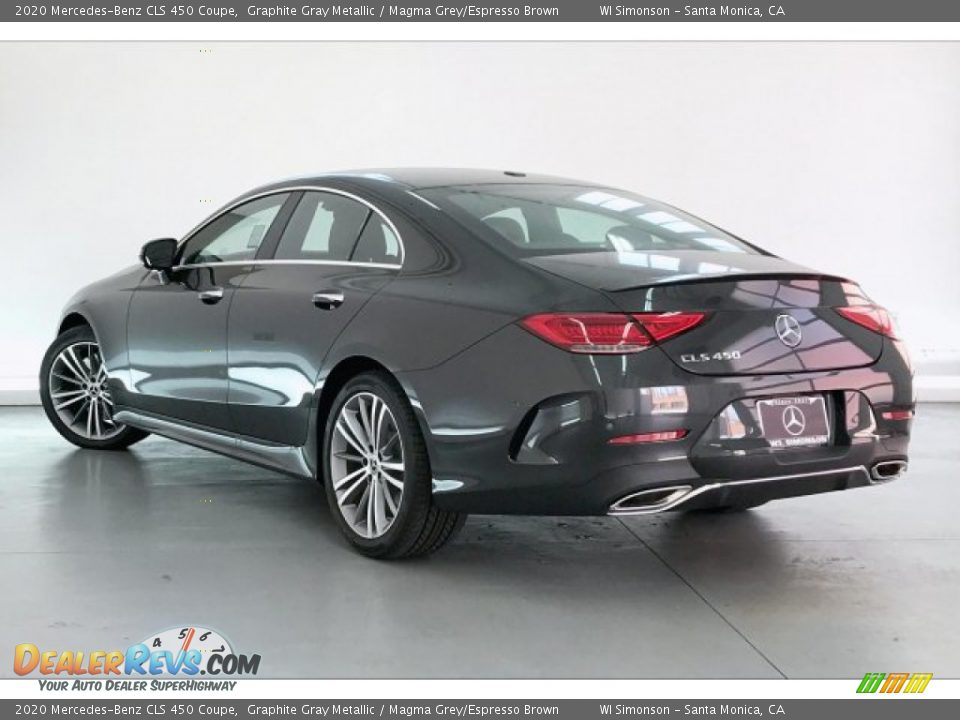 2020 Mercedes-Benz CLS 450 Coupe Graphite Gray Metallic / Magma Grey/Espresso Brown Photo #2