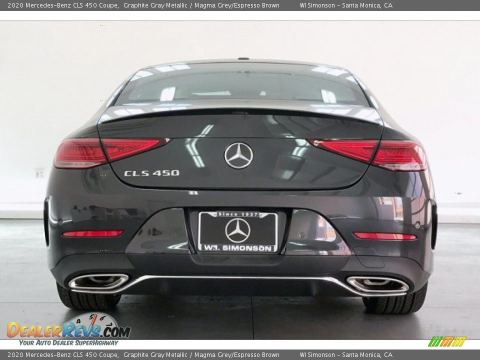 2020 Mercedes-Benz CLS 450 Coupe Graphite Gray Metallic / Magma Grey/Espresso Brown Photo #3