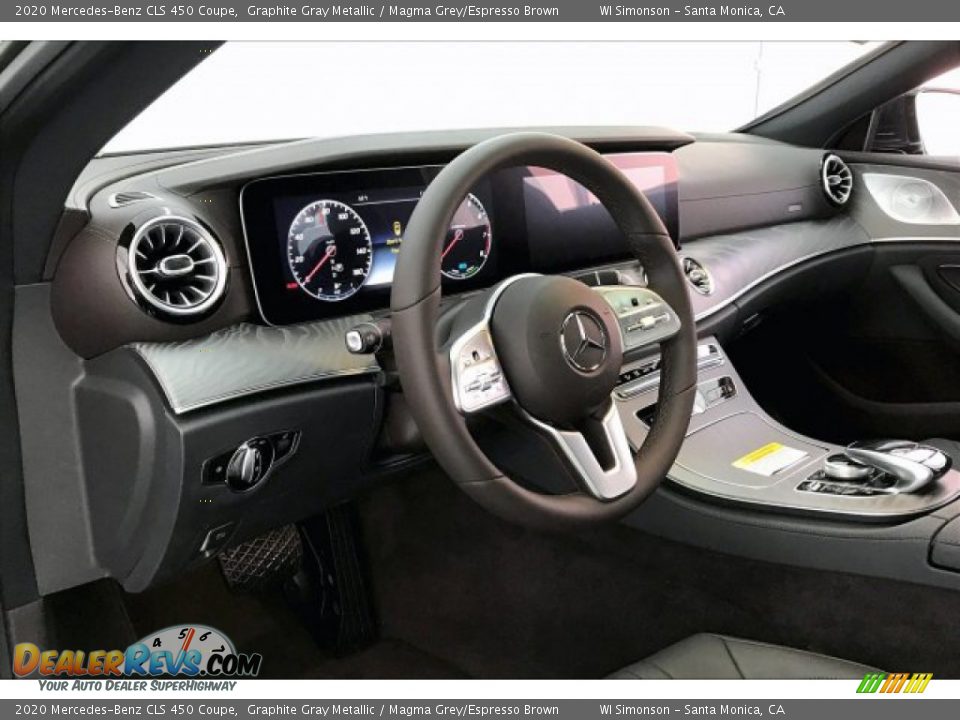 2020 Mercedes-Benz CLS 450 Coupe Graphite Gray Metallic / Magma Grey/Espresso Brown Photo #4