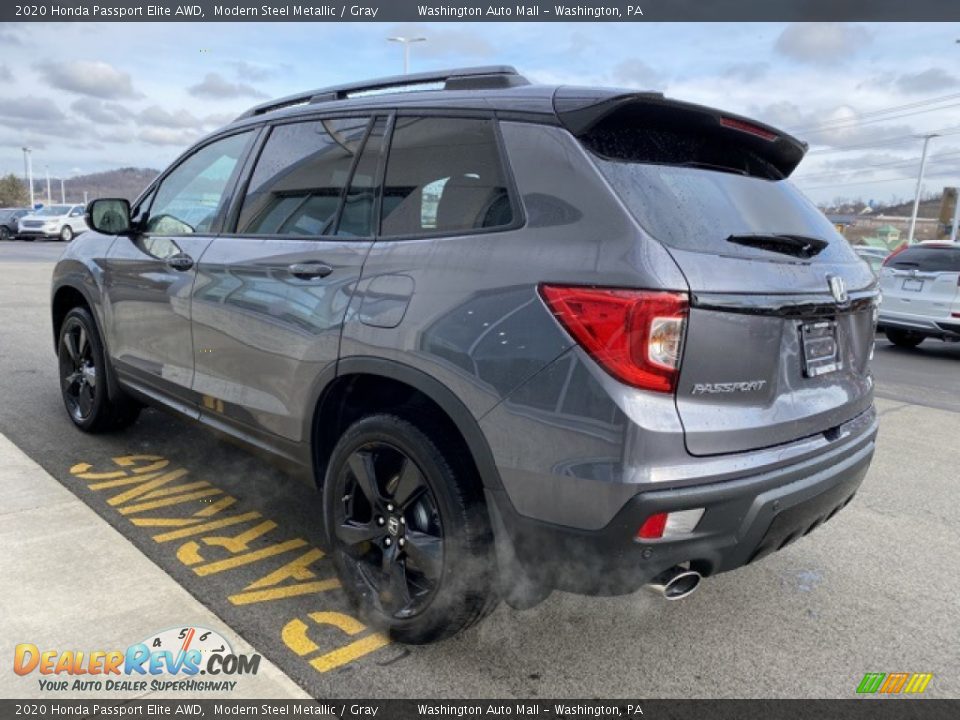 2020 Honda Passport Elite AWD Modern Steel Metallic / Gray Photo #5
