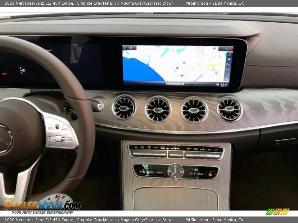 2020 Mercedes-Benz CLS 450 Coupe Graphite Gray Metallic / Magma Grey/Espresso Brown Photo #6