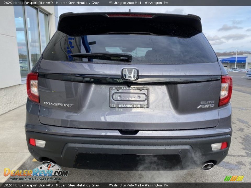 2020 Honda Passport Elite AWD Modern Steel Metallic / Gray Photo #6
