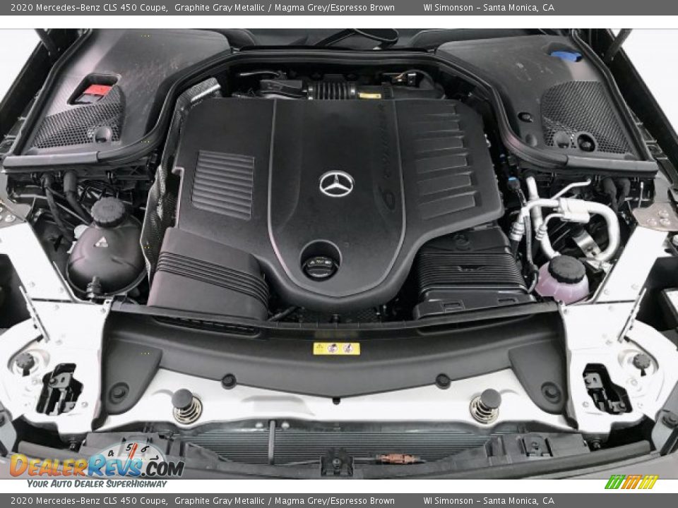2020 Mercedes-Benz CLS 450 Coupe Graphite Gray Metallic / Magma Grey/Espresso Brown Photo #8