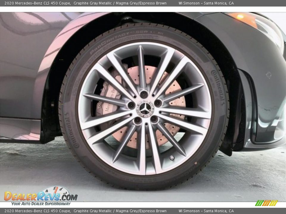 2020 Mercedes-Benz CLS 450 Coupe Graphite Gray Metallic / Magma Grey/Espresso Brown Photo #9