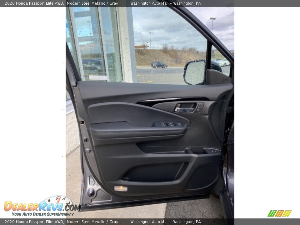 2020 Honda Passport Elite AWD Modern Steel Metallic / Gray Photo #10