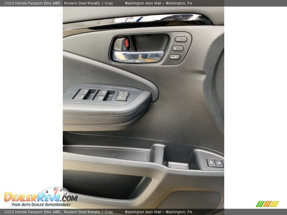 2020 Honda Passport Elite AWD Modern Steel Metallic / Gray Photo #11