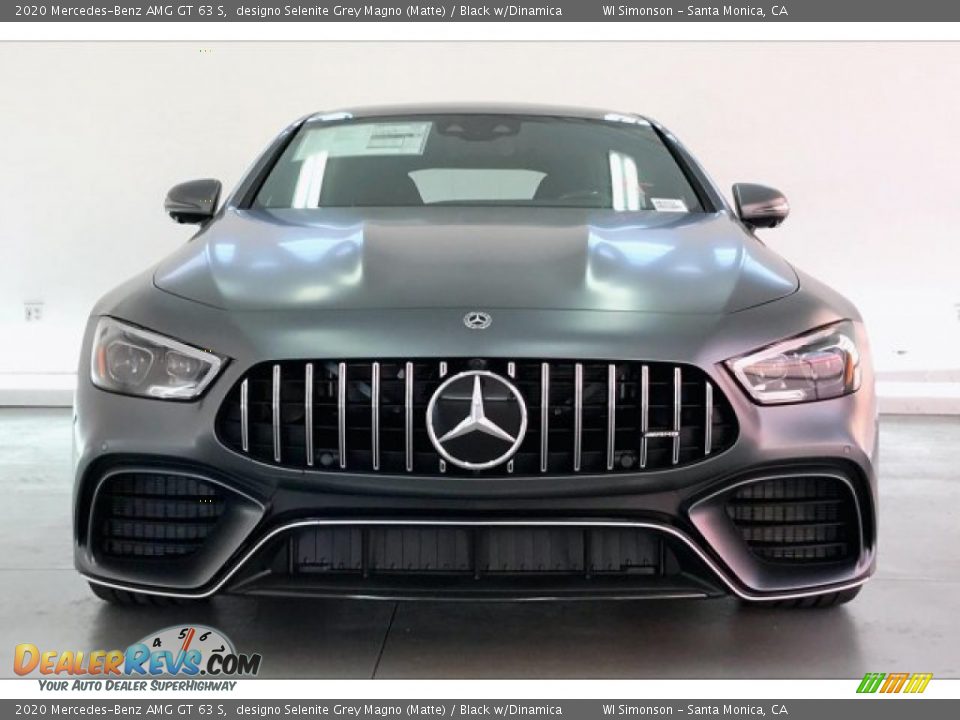 2020 Mercedes-Benz AMG GT 63 S designo Selenite Grey Magno (Matte) / Black w/Dinamica Photo #2