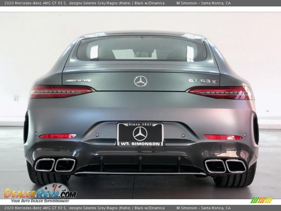 2020 Mercedes-Benz AMG GT 63 S designo Selenite Grey Magno (Matte) / Black w/Dinamica Photo #3