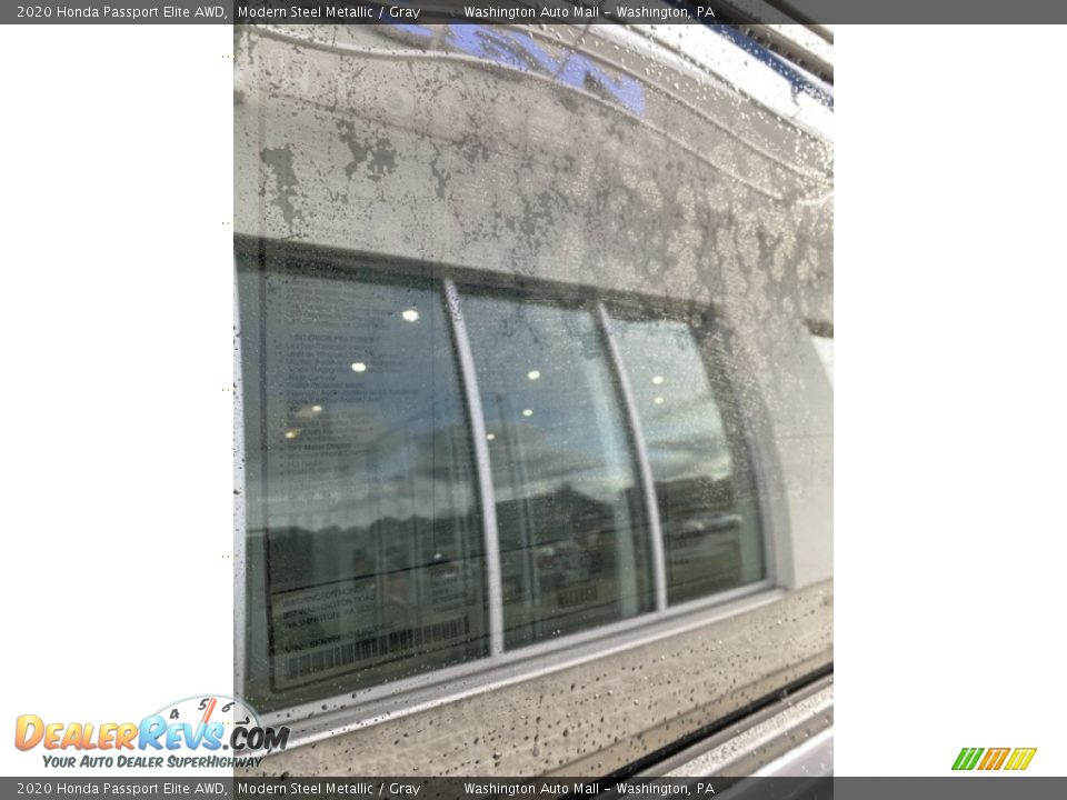 2020 Honda Passport Elite AWD Modern Steel Metallic / Gray Photo #15