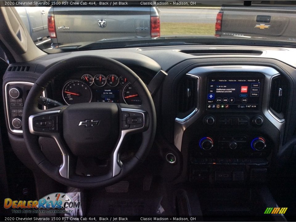 2020 Chevrolet Silverado 1500 RST Crew Cab 4x4 Black / Jet Black Photo #3