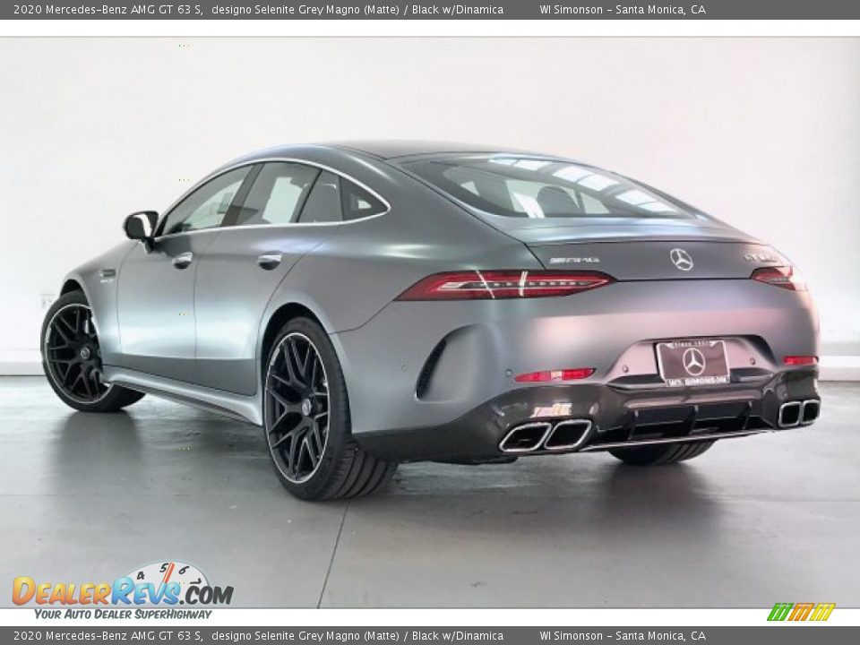 2020 Mercedes-Benz AMG GT 63 S designo Selenite Grey Magno (Matte) / Black w/Dinamica Photo #10