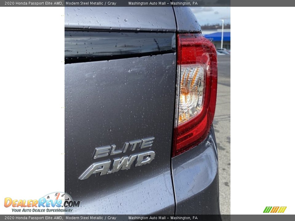 2020 Honda Passport Elite AWD Modern Steel Metallic / Gray Photo #23