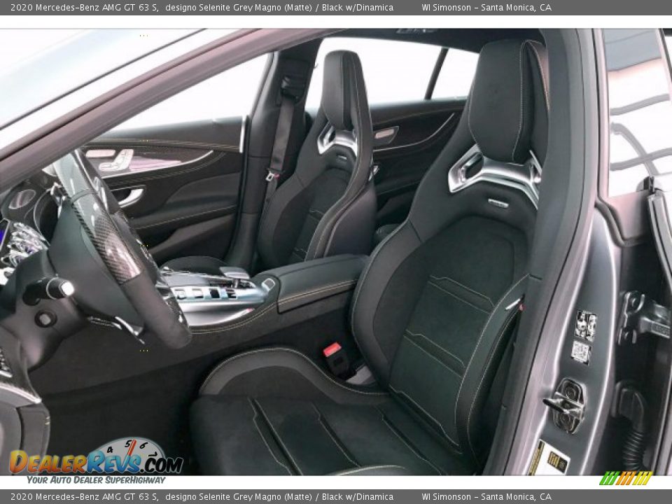Black w/Dinamica Interior - 2020 Mercedes-Benz AMG GT 63 S Photo #14