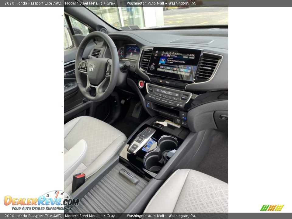 2020 Honda Passport Elite AWD Modern Steel Metallic / Gray Photo #27