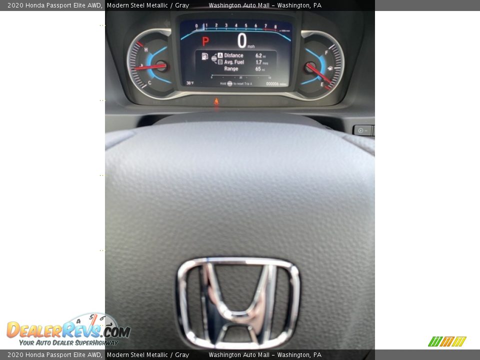 2020 Honda Passport Elite AWD Modern Steel Metallic / Gray Photo #30
