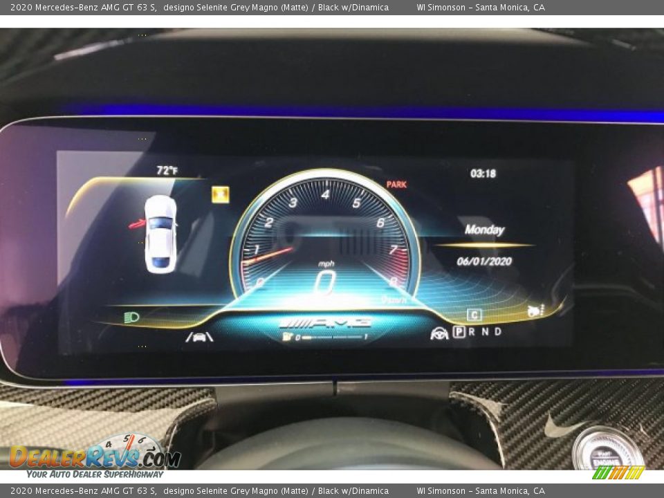 2020 Mercedes-Benz AMG GT 63 S Gauges Photo #20