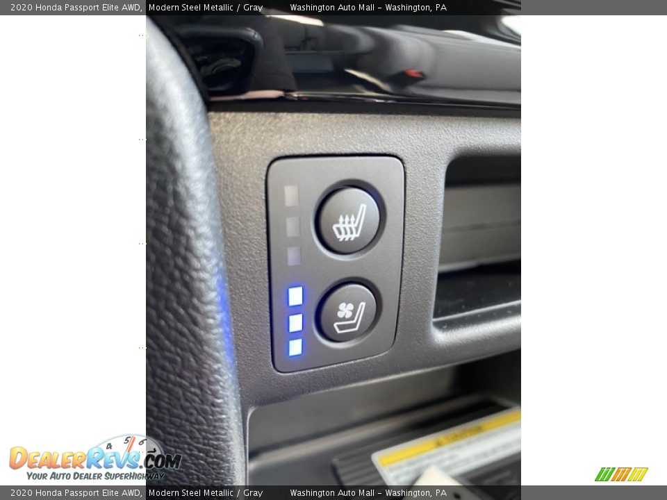 2020 Honda Passport Elite AWD Modern Steel Metallic / Gray Photo #36