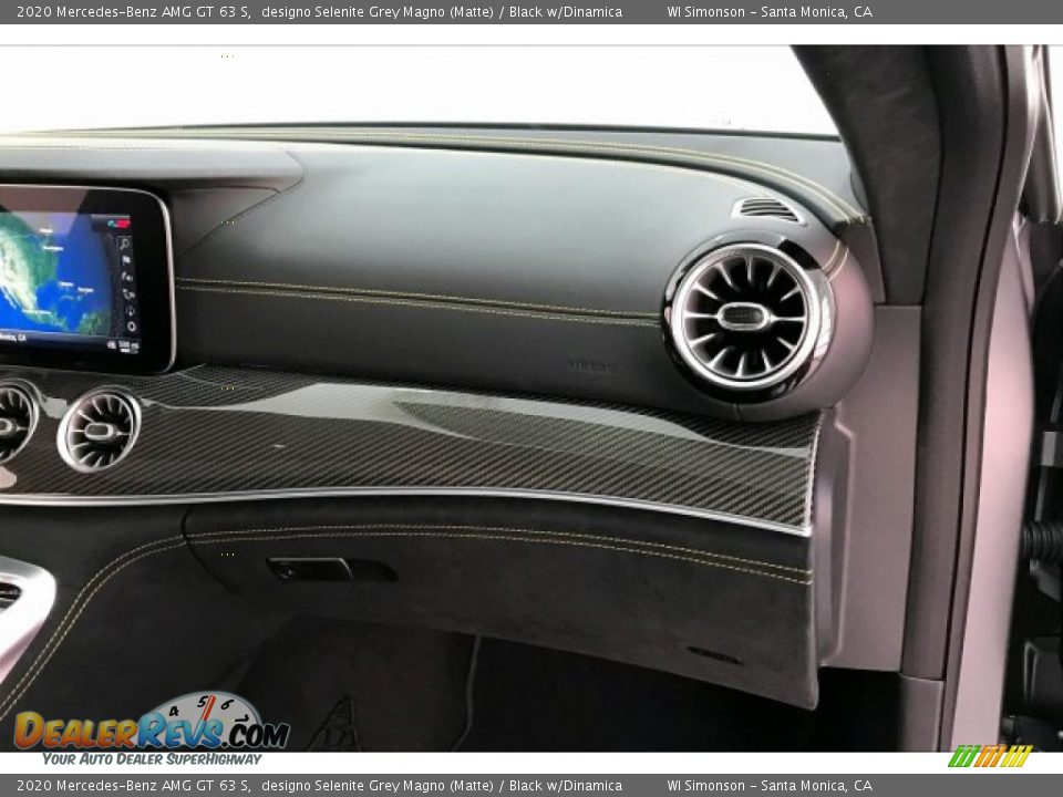 2020 Mercedes-Benz AMG GT 63 S designo Selenite Grey Magno (Matte) / Black w/Dinamica Photo #28