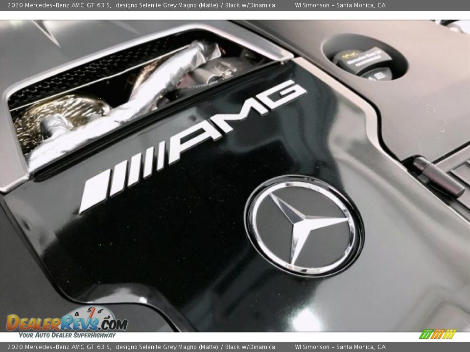 2020 Mercedes-Benz AMG GT 63 S designo Selenite Grey Magno (Matte) / Black w/Dinamica Photo #31