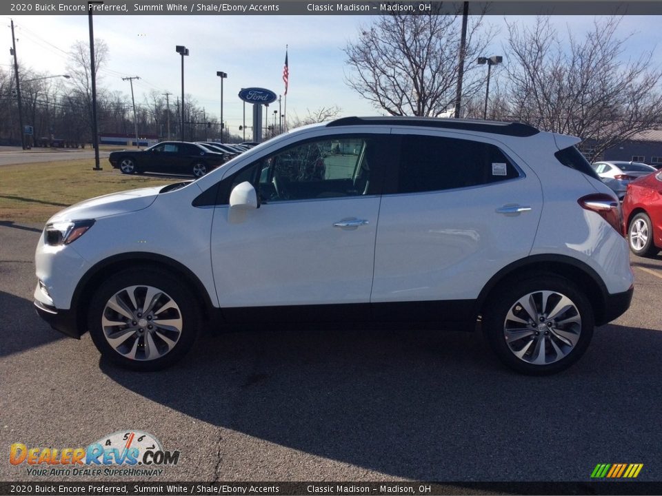 2020 Buick Encore Preferred Summit White / Shale/Ebony Accents Photo #6