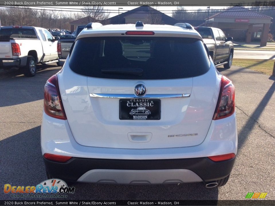 2020 Buick Encore Preferred Summit White / Shale/Ebony Accents Photo #8