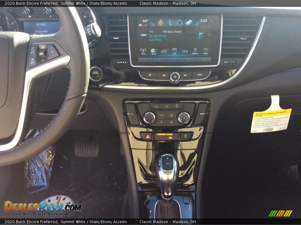 2020 Buick Encore Preferred Summit White / Shale/Ebony Accents Photo #13