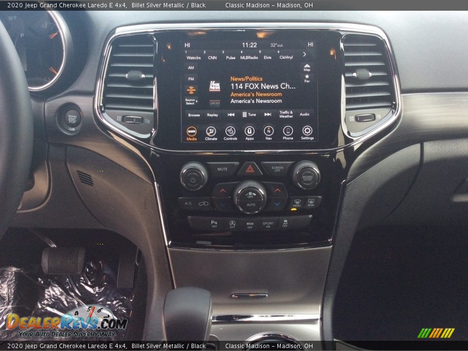 2020 Jeep Grand Cherokee Laredo E 4x4 Billet Silver Metallic / Black Photo #13