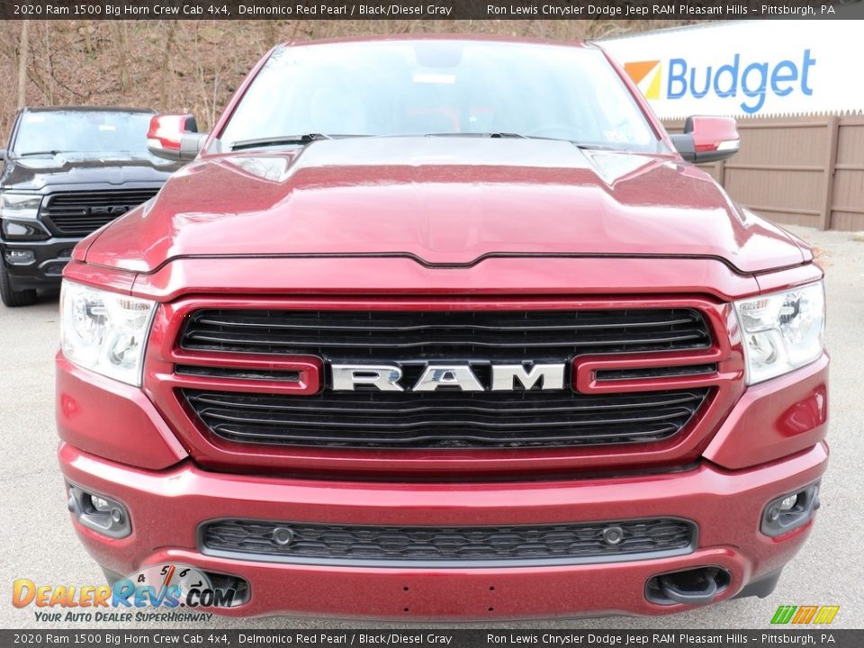 2020 Ram 1500 Big Horn Crew Cab 4x4 Delmonico Red Pearl / Black/Diesel Gray Photo #9