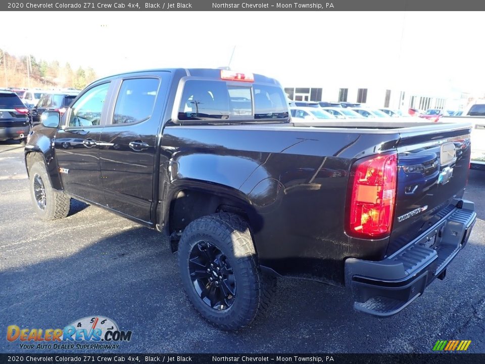 2020 Chevrolet Colorado Z71 Crew Cab 4x4 Black / Jet Black Photo #3