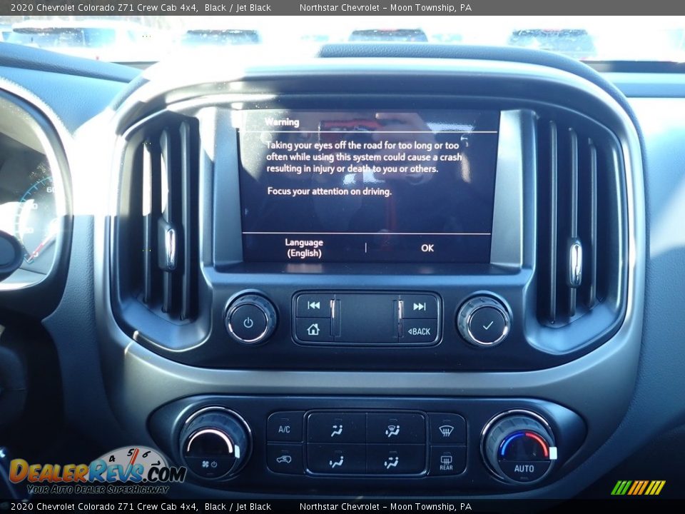 2020 Chevrolet Colorado Z71 Crew Cab 4x4 Black / Jet Black Photo #17