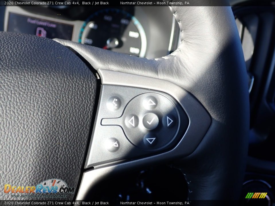 2020 Chevrolet Colorado Z71 Crew Cab 4x4 Black / Jet Black Photo #19
