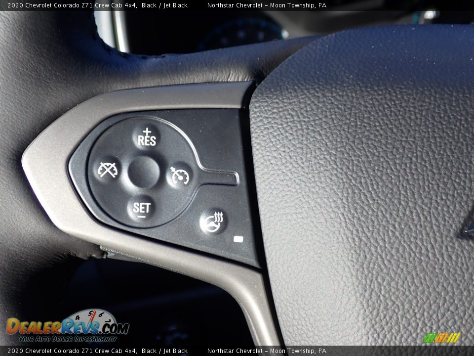 2020 Chevrolet Colorado Z71 Crew Cab 4x4 Black / Jet Black Photo #20