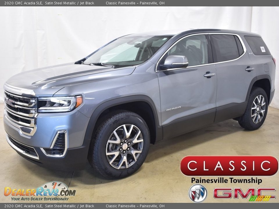 2020 GMC Acadia SLE Satin Steel Metallic / Jet Black Photo #1