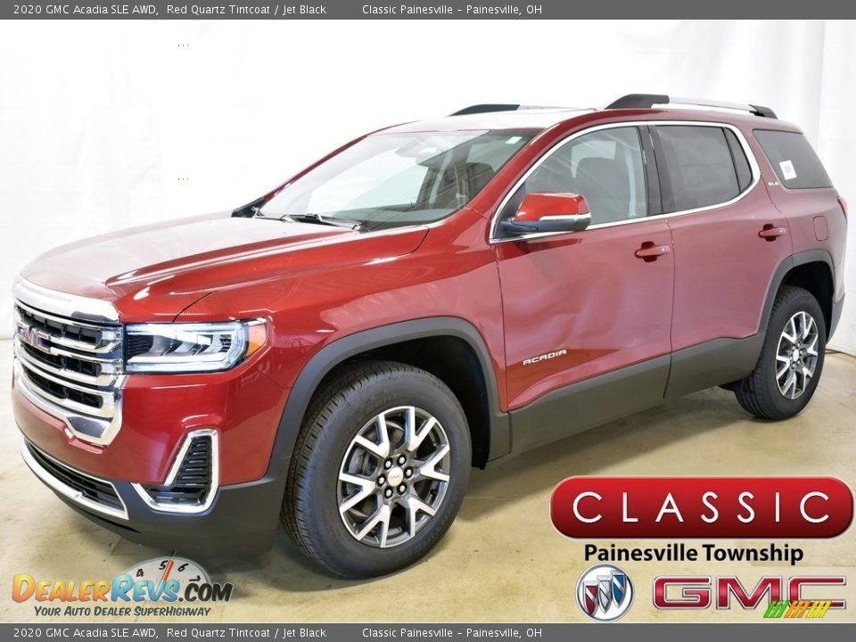 2020 GMC Acadia SLE AWD Red Quartz Tintcoat / Jet Black Photo #1