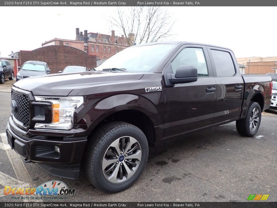 Front 3/4 View of 2020 Ford F150 STX SuperCrew 4x4 Photo #6